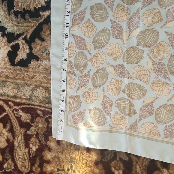 Beautiful Seashell Silk Scarf - Picture 4 of 5